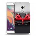 Дизайнерский пластиковый чехол для HTC One X10 Ferrari