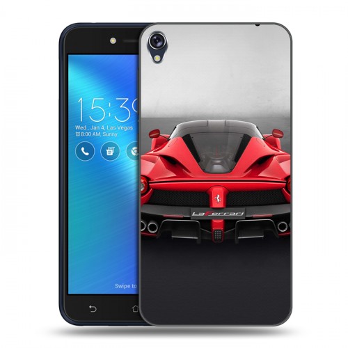 Дизайнерский силиконовый чехол для Asus ZenFone Live Ferrari