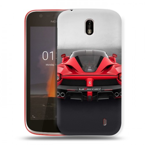 Дизайнерский пластиковый чехол для Nokia 1 Ferrari