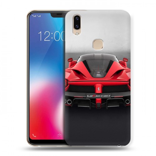 Дизайнерский пластиковый чехол для Vivo V9 Ferrari