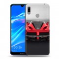 Дизайнерский пластиковый чехол для Huawei Y6 (2019) Ferrari