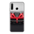 Дизайнерский силиконовый с усиленными углами чехол для Huawei P30 Lite Ferrari