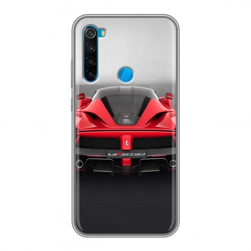 Дизайнерский силиконовый чехол для Xiaomi RedMi Note 8 Ferrari