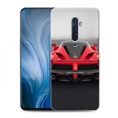 Дизайнерский пластиковый чехол для OPPO Reno2 Z Ferrari