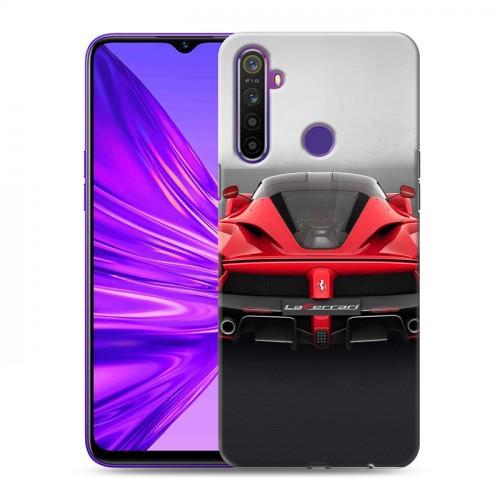 Дизайнерский силиконовый чехол для Realme 5 Ferrari