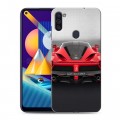 Дизайнерский пластиковый чехол для Samsung Galaxy M11 Ferrari