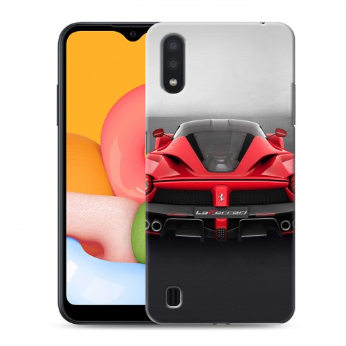 Дизайнерский силиконовый чехол для Samsung Galaxy M01 Ferrari