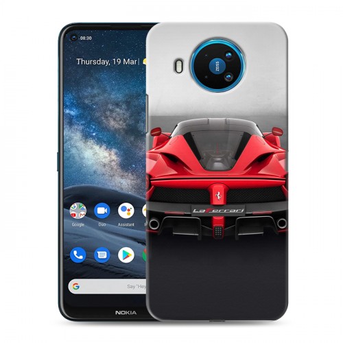 Дизайнерский силиконовый чехол для Nokia 8.3 Ferrari