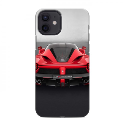 Дизайнерский силиконовый чехол для Iphone 12 Ferrari