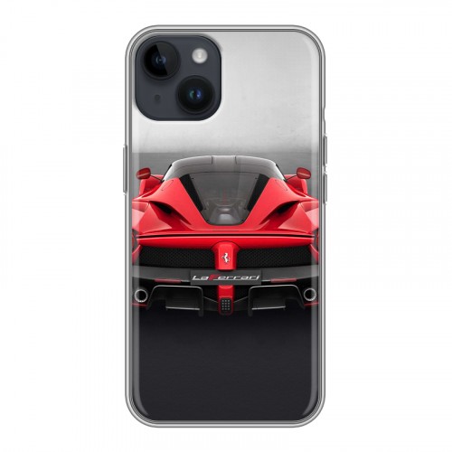 Дизайнерский пластиковый чехол для Iphone 14 Ferrari