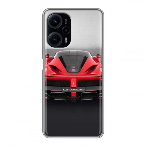 Дизайнерский силиконовый чехол для XIaomi Poco F5 Ferrari