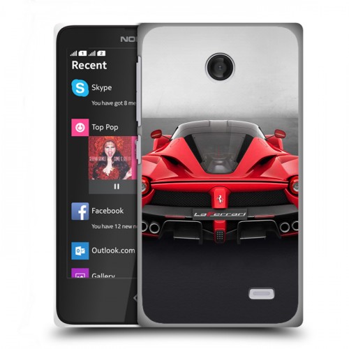 Дизайнерский пластиковый чехол для Nokia X Ferrari