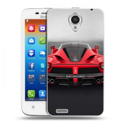 Дизайнерский пластиковый чехол для Lenovo S650 Ideaphone Ferrari