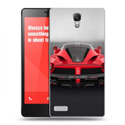 Дизайнерский силиконовый чехол для Xiaomi RedMi Note Ferrari