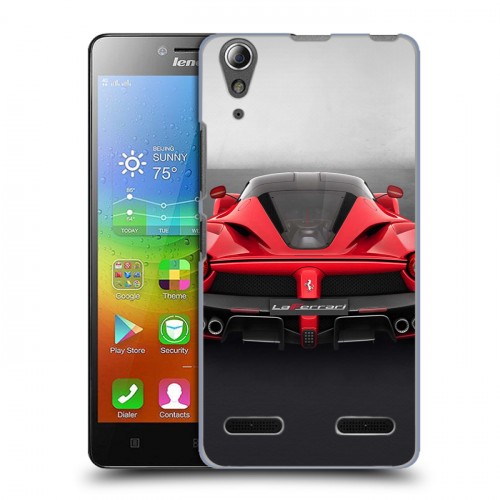 Дизайнерский пластиковый чехол для Lenovo A6000 Ferrari