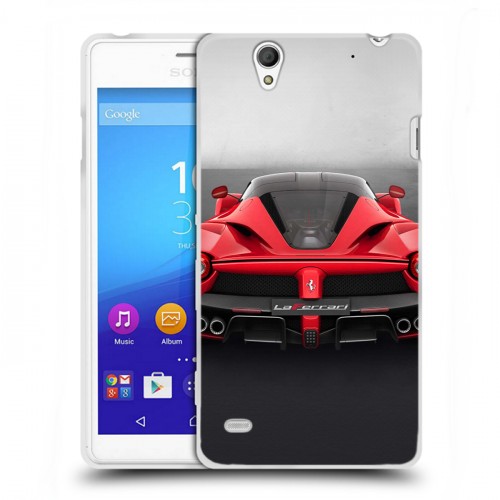 Дизайнерский пластиковый чехол для Sony Xperia C4 Ferrari