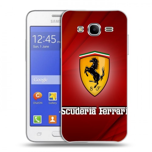 Дизайнерский силиконовый чехол для Samsung Galaxy J7 Ferrari