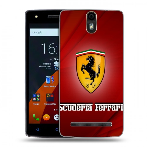 Дизайнерский силиконовый чехол для Wileyfox Storm Ferrari