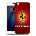 Дизайнерский пластиковый чехол для Meizu U20 Ferrari