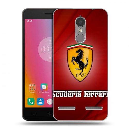 Дизайнерский силиконовый чехол для Lenovo K6 Ferrari