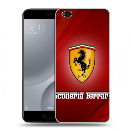 Дизайнерский пластиковый чехол для Xiaomi Mi5C Ferrari