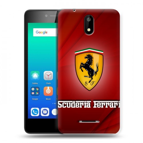 Дизайнерский силиконовый чехол для Micromax Q409 Ferrari