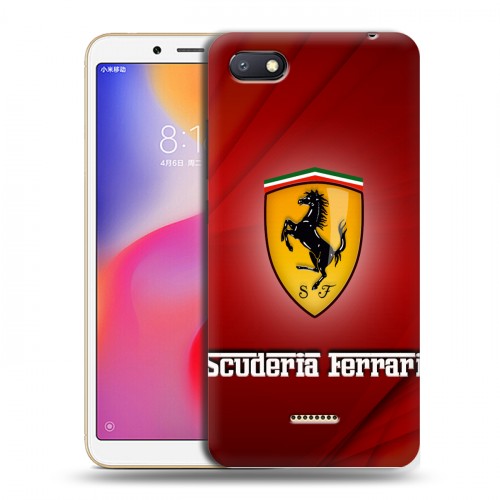 Дизайнерский пластиковый чехол для Xiaomi RedMi 6A Ferrari