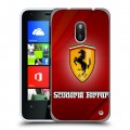 Дизайнерский пластиковый чехол для Nokia Lumia 620 Ferrari