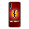 Дизайнерский силиконовый чехол для Samsung Galaxy A50 Ferrari