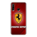 Дизайнерский силиконовый чехол для Huawei P30 Lite Ferrari