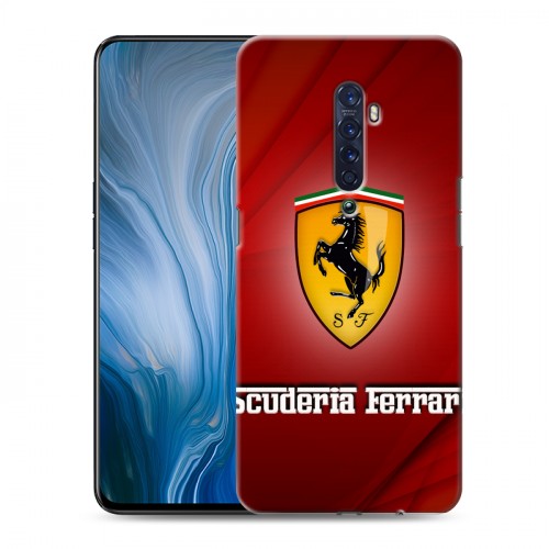 Дизайнерский пластиковый чехол для OPPO Reno2 Z Ferrari