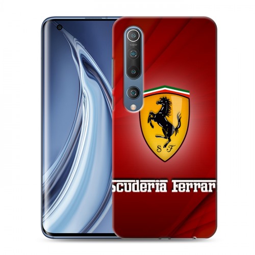 Дизайнерский пластиковый чехол для Xiaomi Mi 10 Ferrari