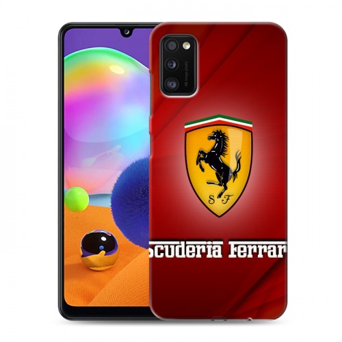 Дизайнерский силиконовый чехол для Samsung Galaxy A41 Ferrari