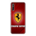 Дизайнерский силиконовый чехол для Huawei Y8p Ferrari