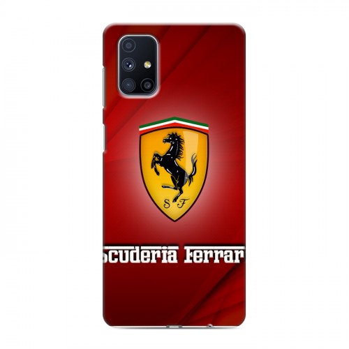 Дизайнерский пластиковый чехол для Samsung Galaxy M51 Ferrari