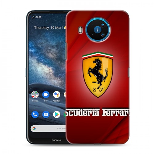 Дизайнерский силиконовый чехол для Nokia 8.3 Ferrari