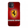 Дизайнерский силиконовый чехол для Iphone 12 Ferrari