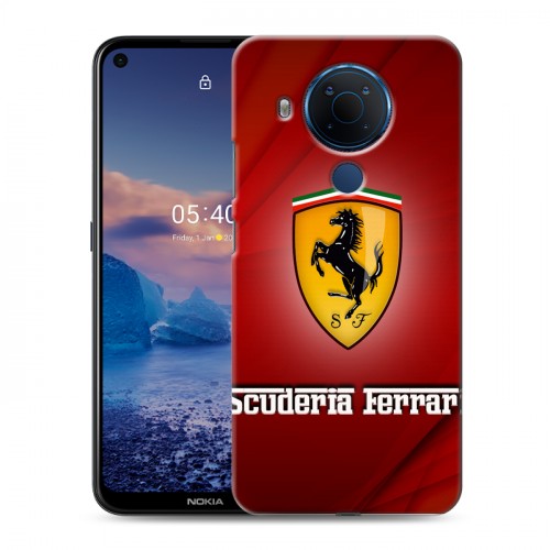 Дизайнерский силиконовый чехол для Nokia 5.4 Ferrari