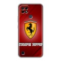 Дизайнерский силиконовый чехол для Realme C21 Ferrari