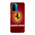 Дизайнерский силиконовый чехол для Xiaomi Poco F3 Ferrari