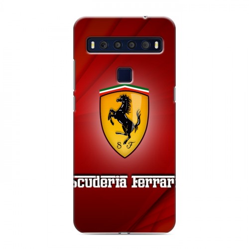 Дизайнерский пластиковый чехол для TCL 10L Ferrari