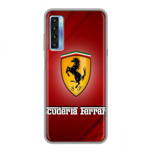 Дизайнерский силиконовый чехол для TCL 20L Ferrari