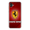 Дизайнерский силиконовый чехол для Samsung Galaxy A04 Ferrari