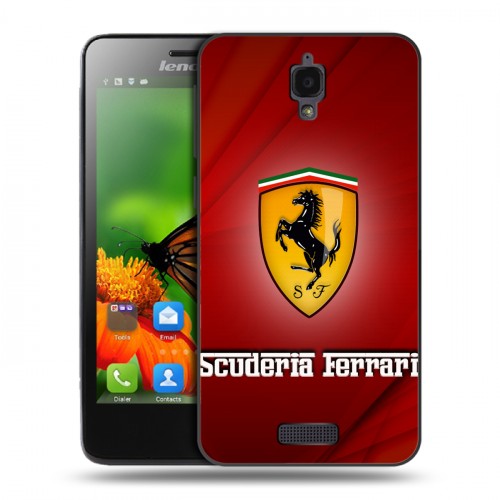 Дизайнерский пластиковый чехол для Lenovo S660 Ferrari