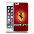 Дизайнерский силиконовый чехол для Iphone 6 Plus/6s Plus Ferrari