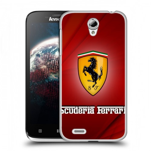 Дизайнерский пластиковый чехол для Lenovo A859 Ideaphone Ferrari