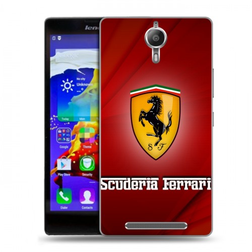 Дизайнерский пластиковый чехол для Lenovo P90 Ferrari