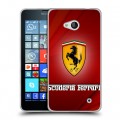 Дизайнерский пластиковый чехол для Microsoft Lumia 640 Ferrari