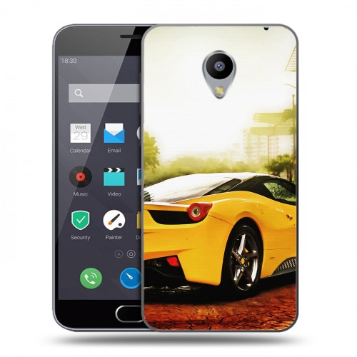 Дизайнерский пластиковый чехол для Meizu M2 Note Ferrari