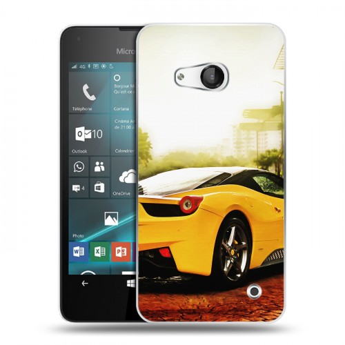 Дизайнерский пластиковый чехол для Microsoft Lumia 550 Ferrari